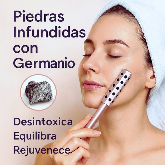 Rodillo Cara & Cuerpo con Piedras de Germanio- YUME