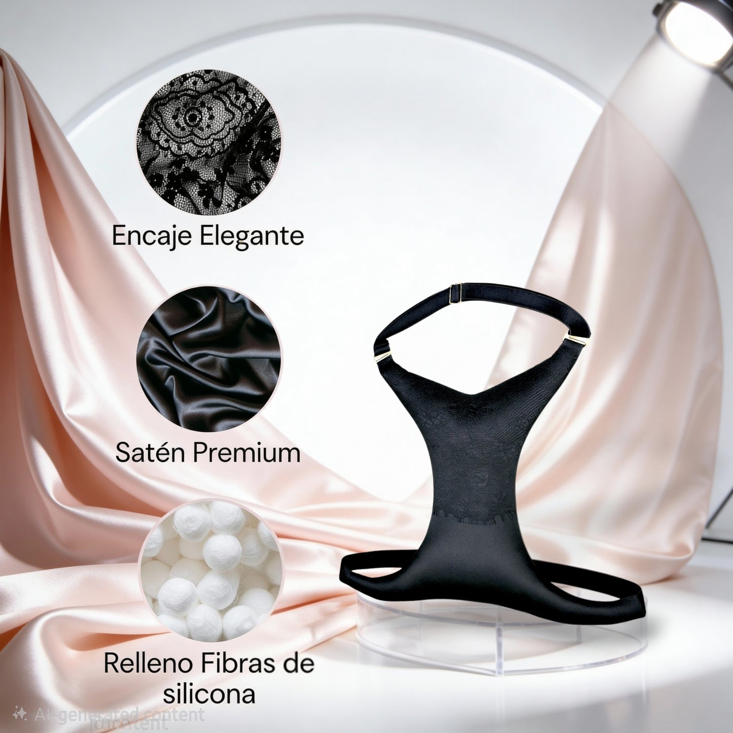 Sujetador Anti-Arrugas Escote - Lune Satiné